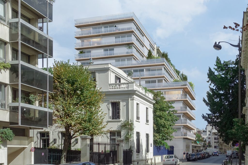 Construction de 58 logements locatif sociaux, crèche et parking pour la RIVP, Paris XVIe (75)
